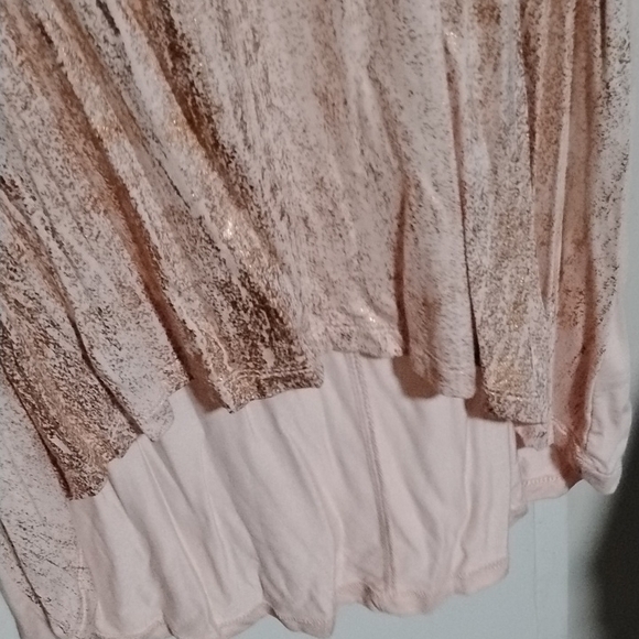 Pink Scoop Neck Asymmetrical Tank Top - Picture 8 of 9